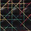 Black x Multicoloured Stiches